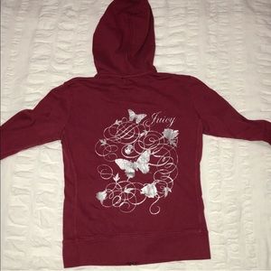 SALE Juicy Couture Hoodie with Butterflies